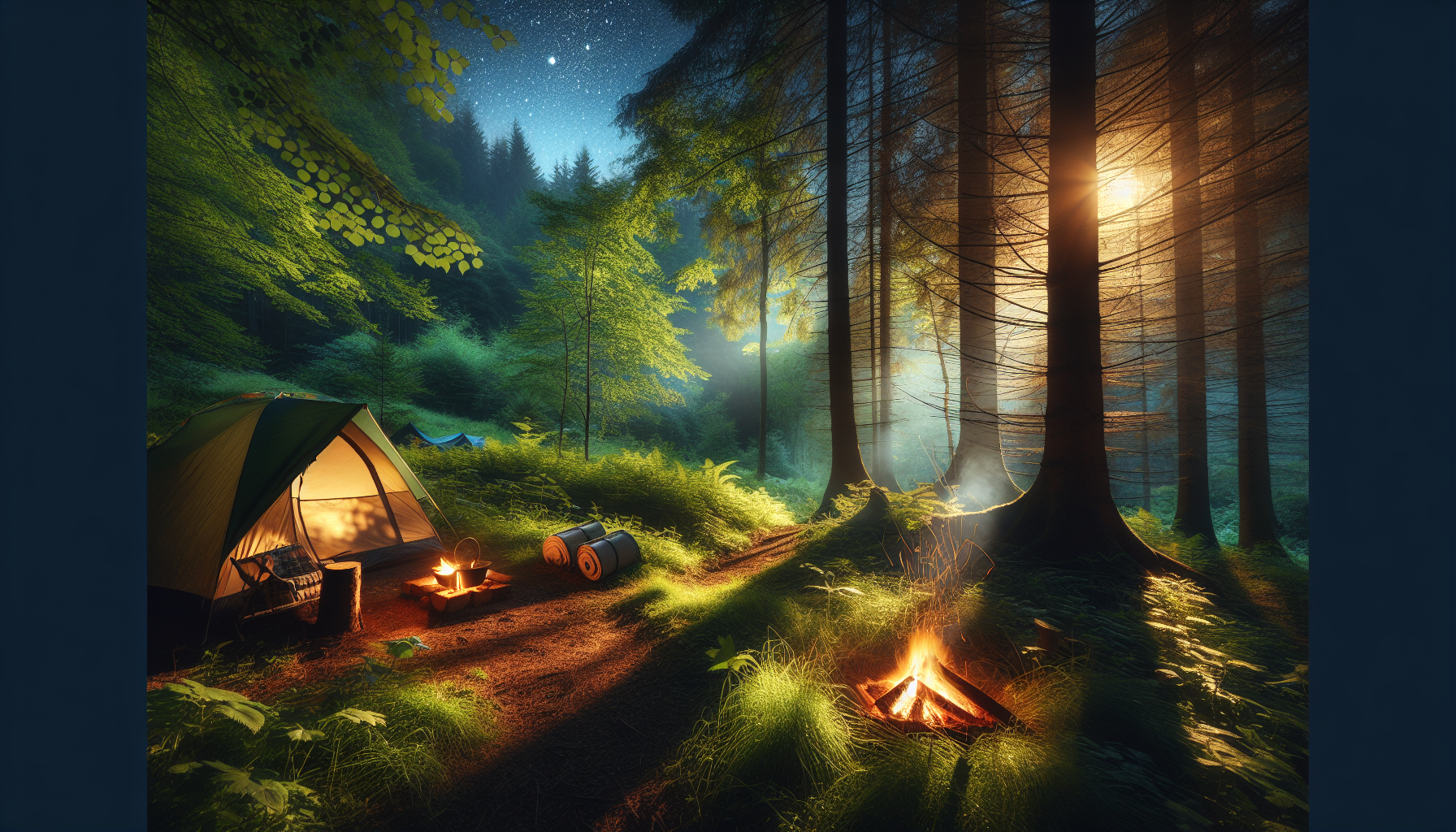 자연에서의 힐링: 숲속 캠핑의 매력-두번째