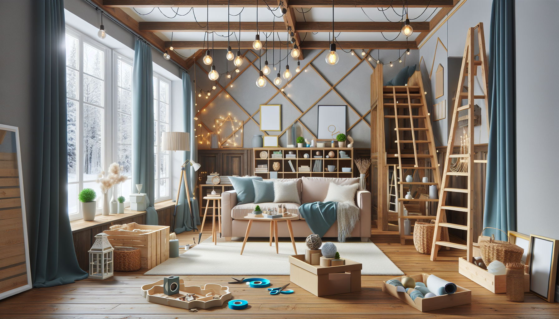 셀프 인테리어로 집 꾸미기