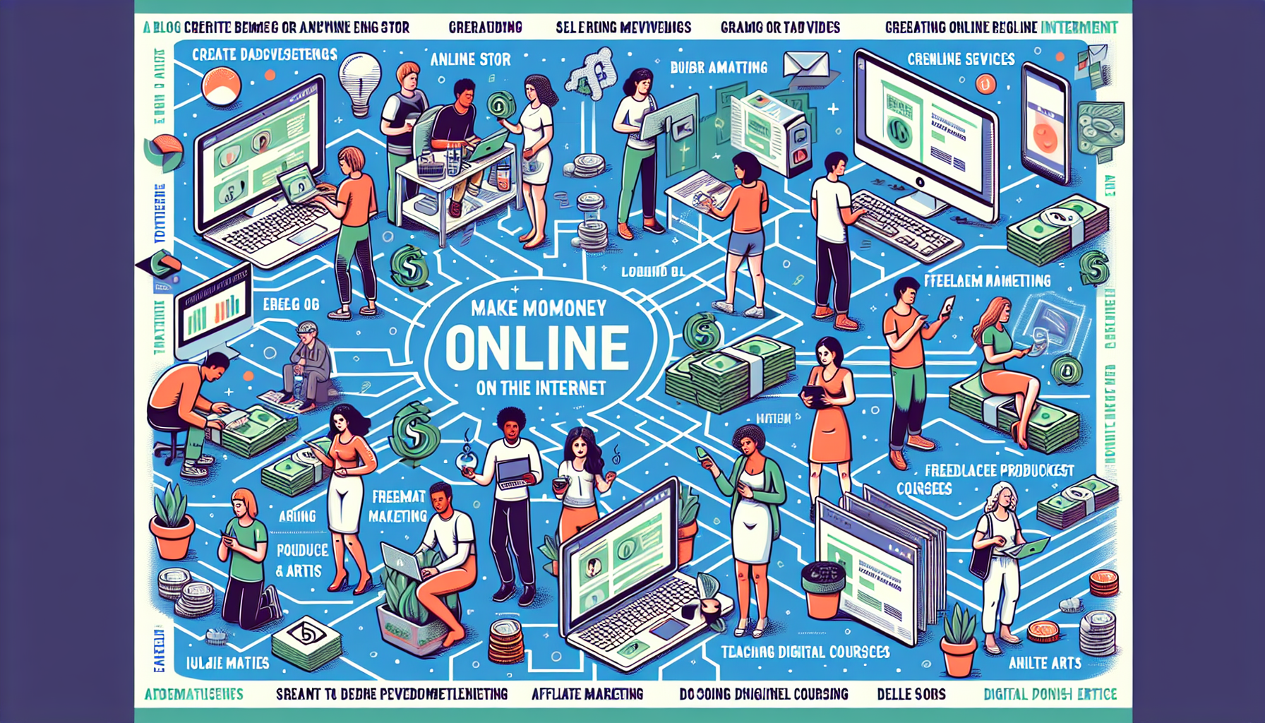 인터넷에서 수익을 창출하는 방법