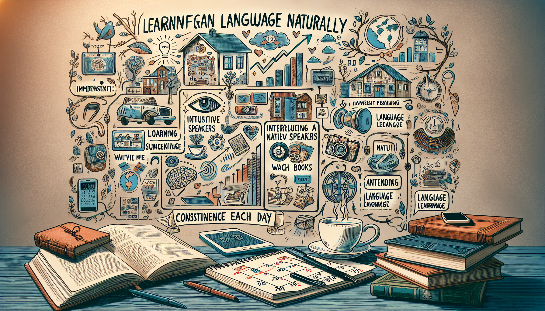자연스럽게 외국어 배우기 팁