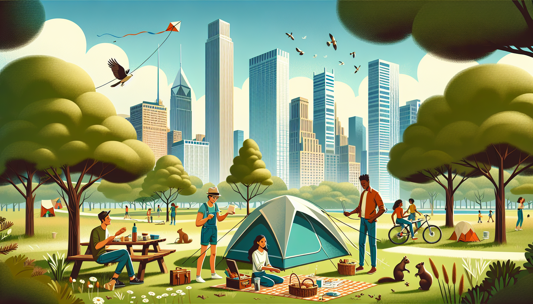 도심 속 캠핑: 당일치기 자연 체험하기-두번째